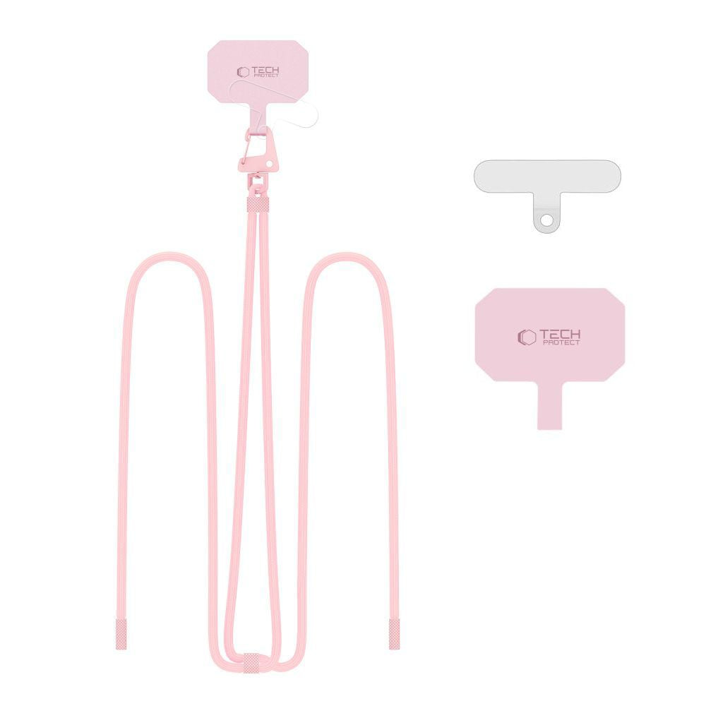 Tech-Protect C5S Rope Crossbody Strap Leash - rožinė -- Other phone accessories
