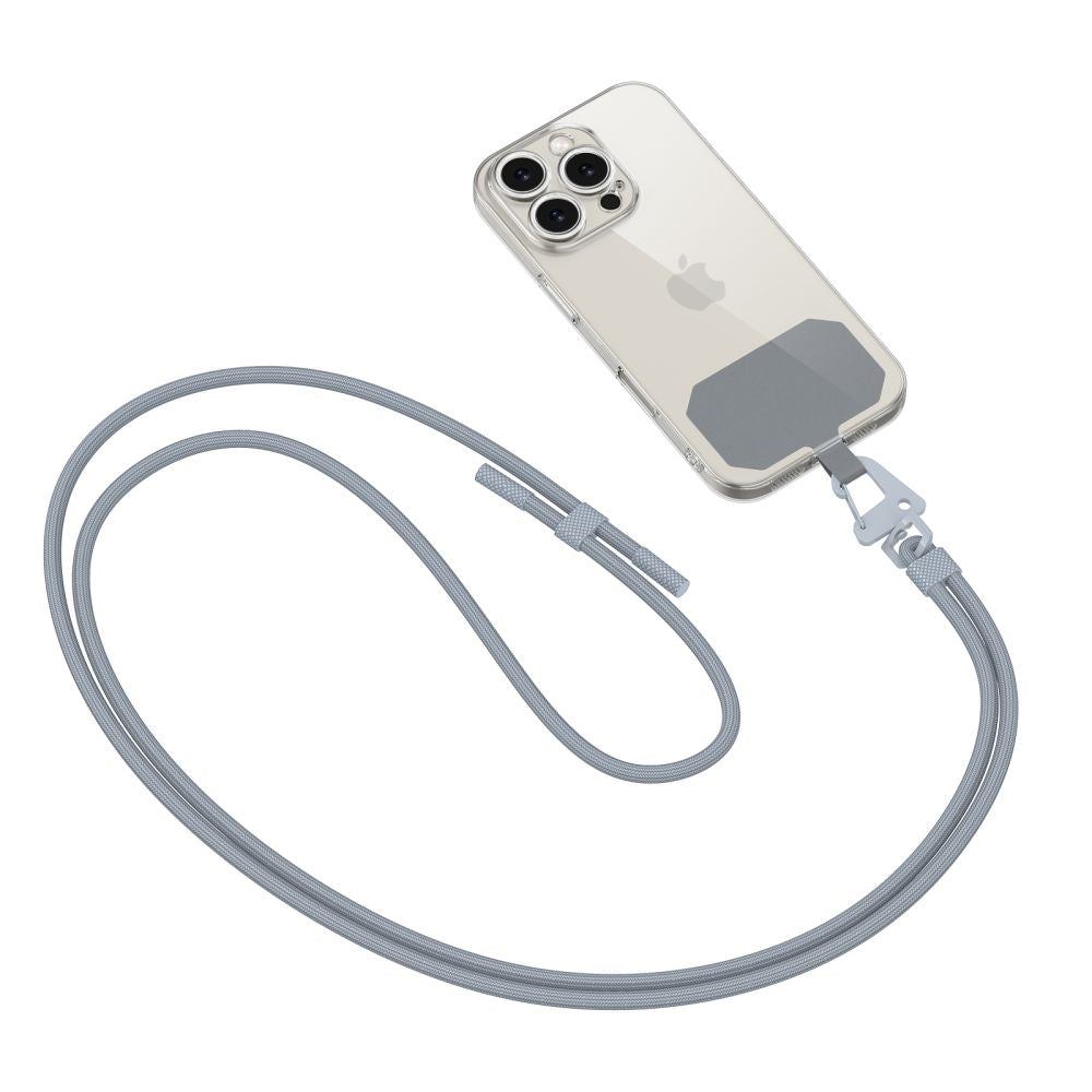 Tech-Protect C5S Rope Crossbody Strap Leash - pilka -- Other phone accessories