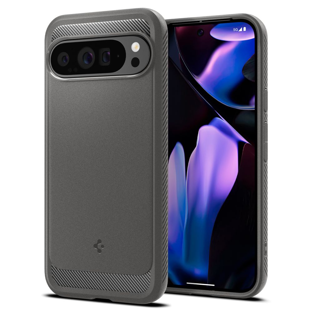 Spigen Rugged Armor dėklas Google Pixel 9 Pro XL – pilkas
