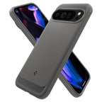 Spigen Rugged Armor dėklas Google Pixel 9 Pro XL – pilkas