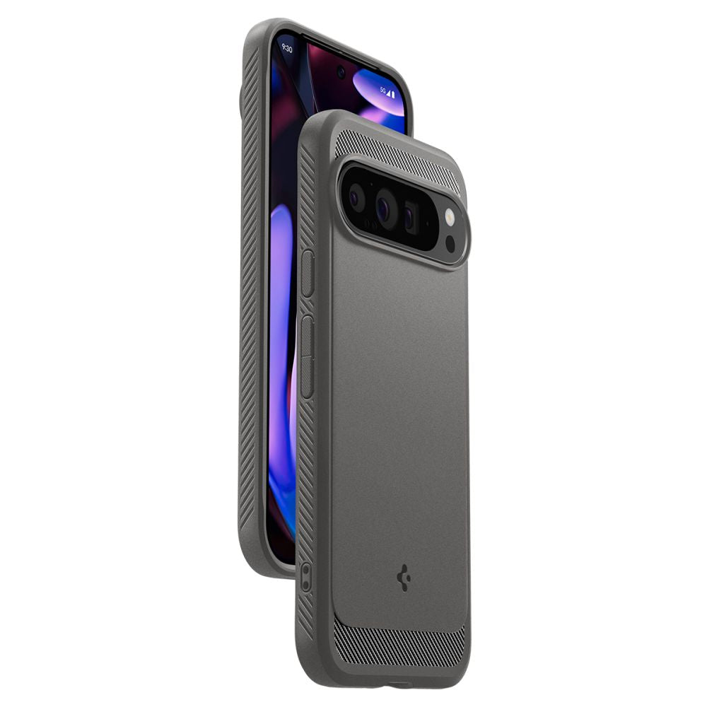 Spigen Rugged Armor dėklas Google Pixel 9 Pro XL – pilkas