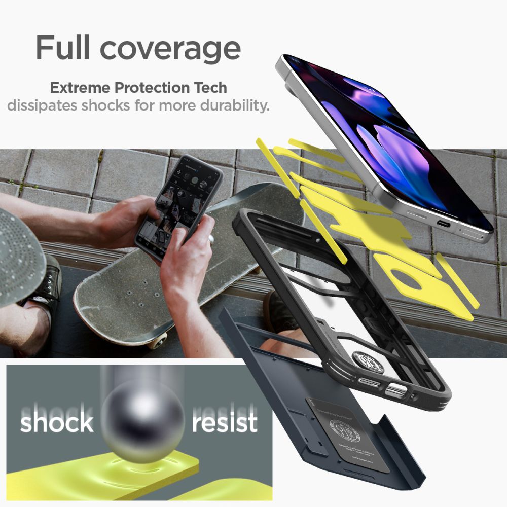 Spigen Tough Armor dėklas Google Pixel 9 Pro XL – grafitas