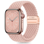 Tech-Protect Nylonmag dirželis, skirtas Apple Watch 4/5/6/7/8/9/SE (38/40/41 mm) – rožinė -- Apple Watch 4