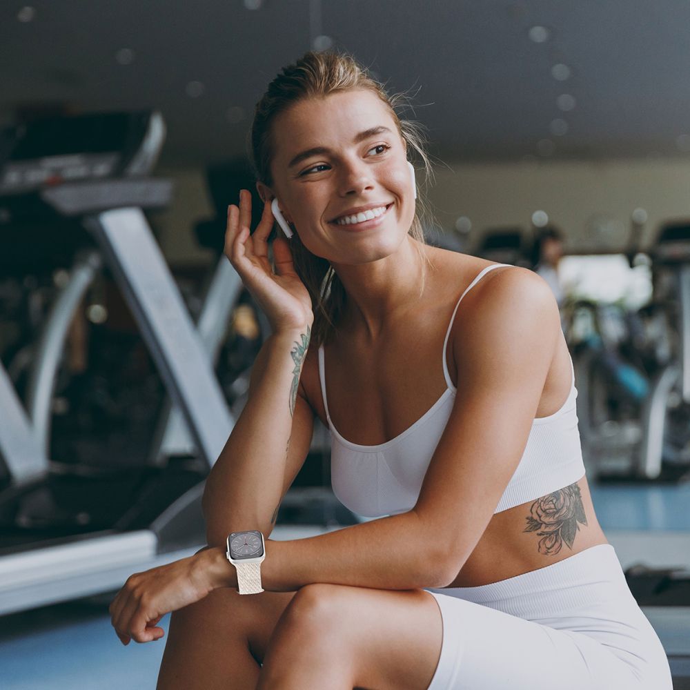 Tech-Protect Nylonmag dirželis, skirtas Apple Watch 4/5/6/7/8/9/SE (38/40/41 mm) – juodas -- Apple Watch 4