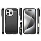 Anglies rašto TPU dėklas iPhone 16 Pro Max – juodas -- iPhone 16 Pro Max