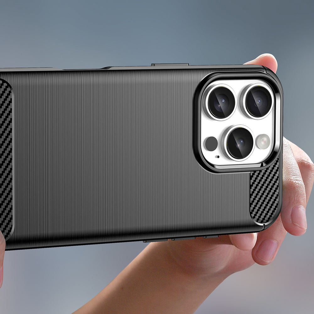 Anglies rašto TPU dėklas iPhone 16 Pro Max – juodas -- iPhone 16 Pro Max