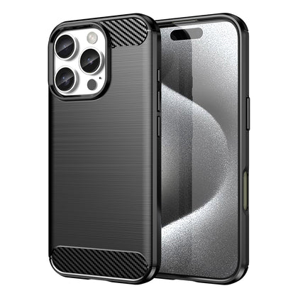 Anglies rašto TPU dėklas iPhone 16 Pro Max – juodas -- iPhone 16 Pro Max