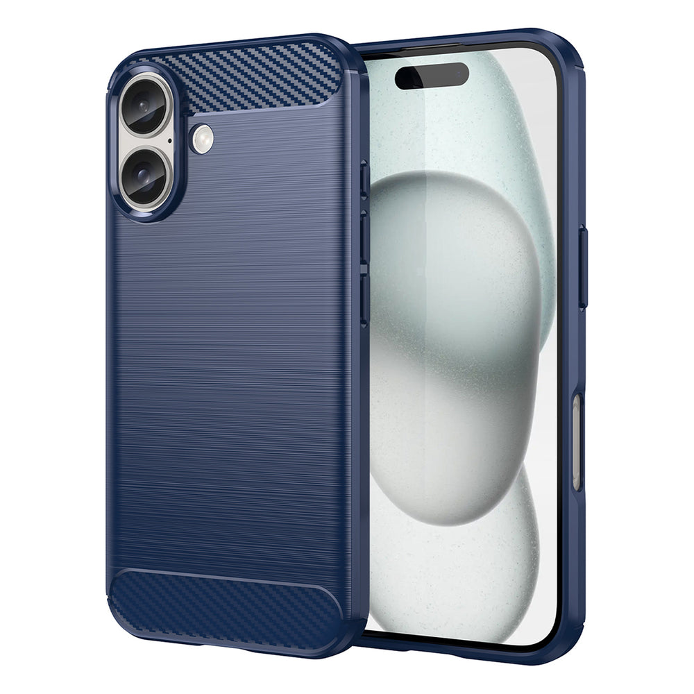 Silikoninis TPU dėklas iPhone 16 Plus – mėlynas -- iPhone 16 Plus