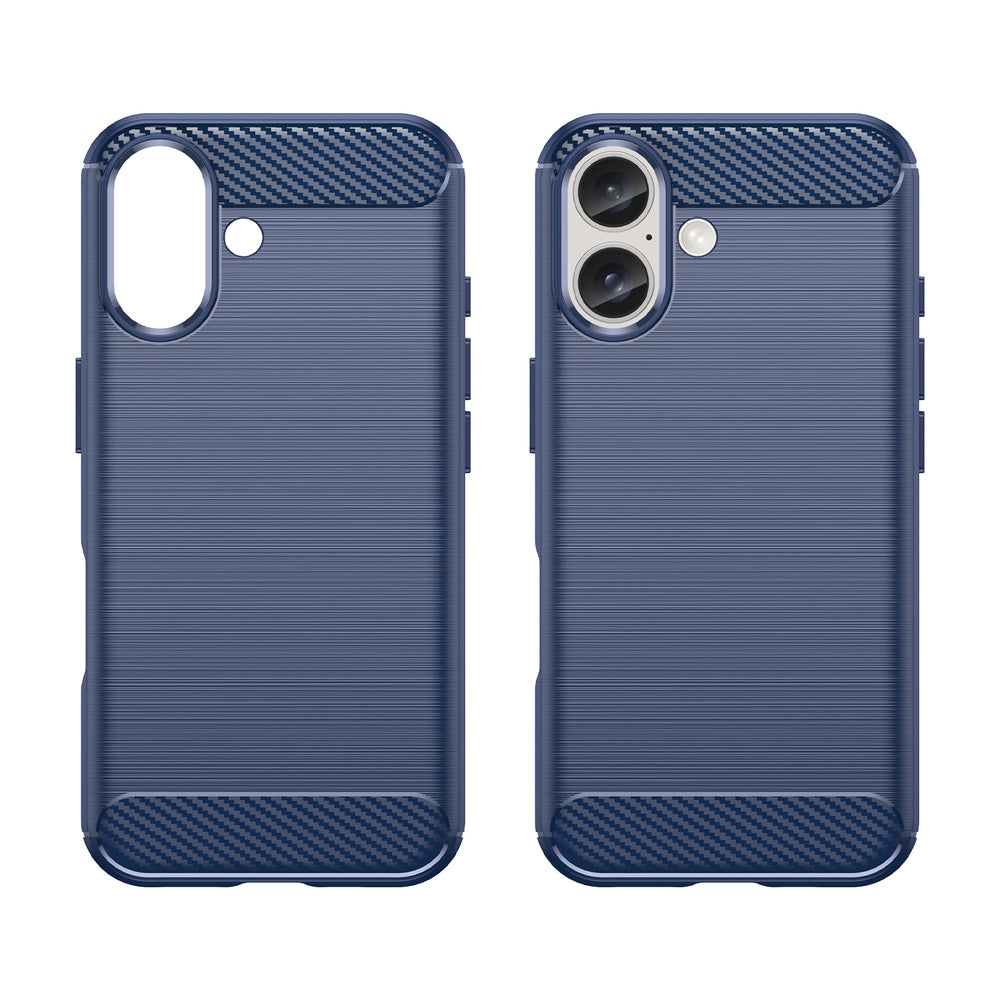 Silikoninis TPU dėklas iPhone 16 Plus – mėlynas -- iPhone 16 Plus