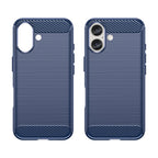 Silikoninis TPU dėklas iPhone 16 Plus – mėlynas -- iPhone 16 Plus
