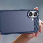 Silikoninis TPU dėklas iPhone 16 Plus – mėlynas -- iPhone 16 Plus