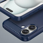 Silikoninis TPU dėklas iPhone 16 Plus – mėlynas -- iPhone 16 Plus