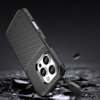 Thunder Case silikoninis dėklas iPhone 16 Pro Max – juodas
