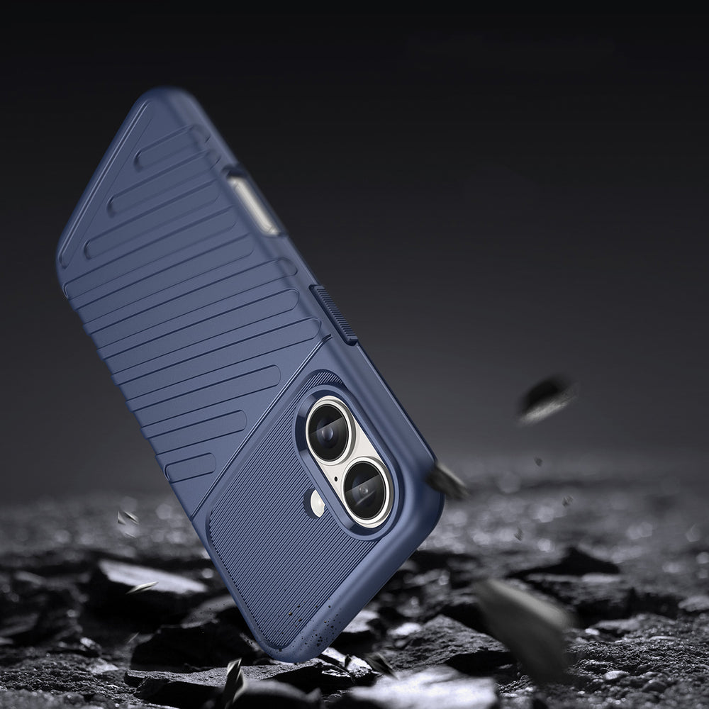 Thunder Case TPU dėklas iPhone 16 – mėlynas -- iPhone 16