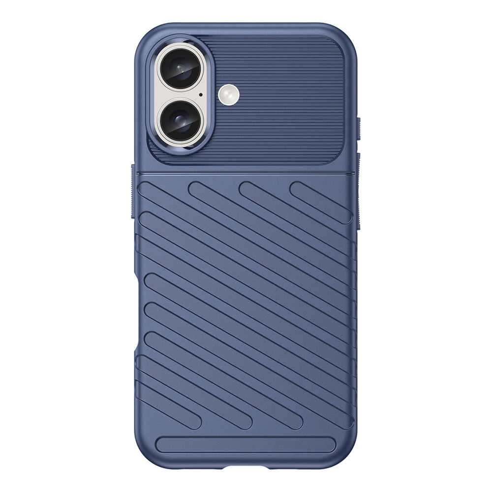 Thunder TPU dėklas iPhone 16 Plus – mėlynas -- iPhone 16 Plus