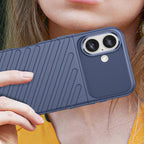 Thunder TPU dėklas iPhone 16 Plus – mėlynas -- iPhone 16 Plus