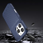 Silikoninis dėklas iPhone 16 Pro Max „Thunder Case“ – mėlynas