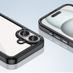 Outer Space dėklas iPhone 16 – juodas (TPU+PC)