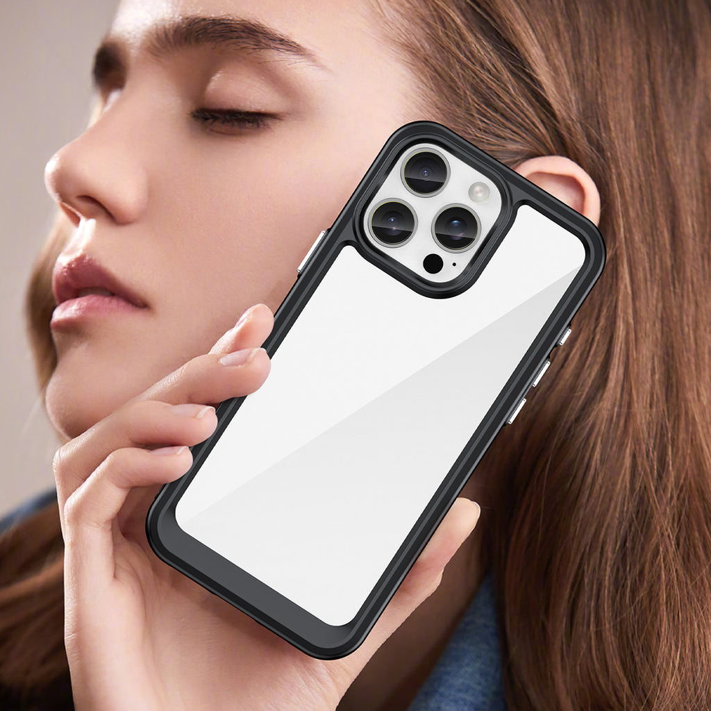 Outer Space dėklas iPhone 16 Pro – juodas
