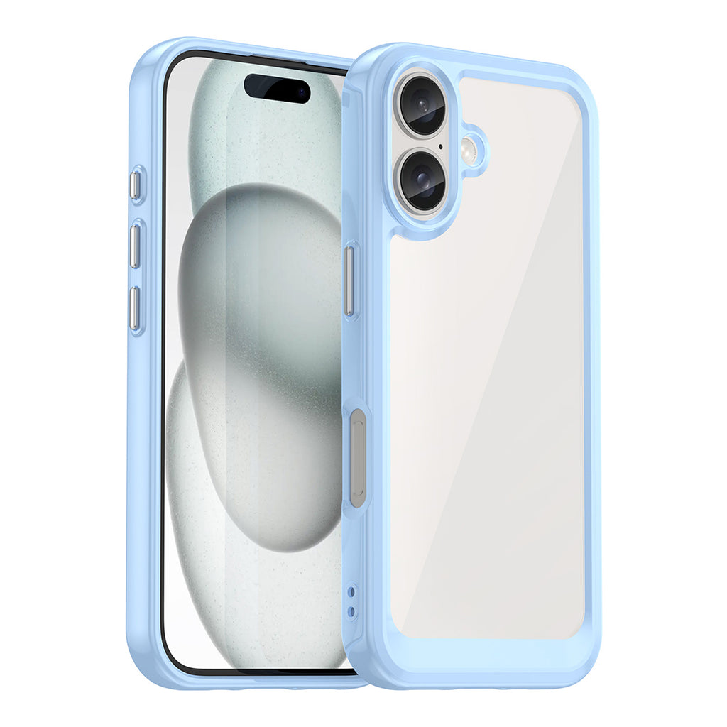 Outer Space dėklas iPhone 16 – mėlynas