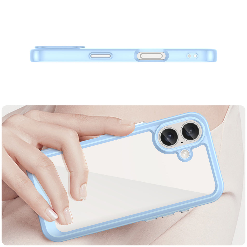 Outer Space dėklas iPhone 16 – mėlynas