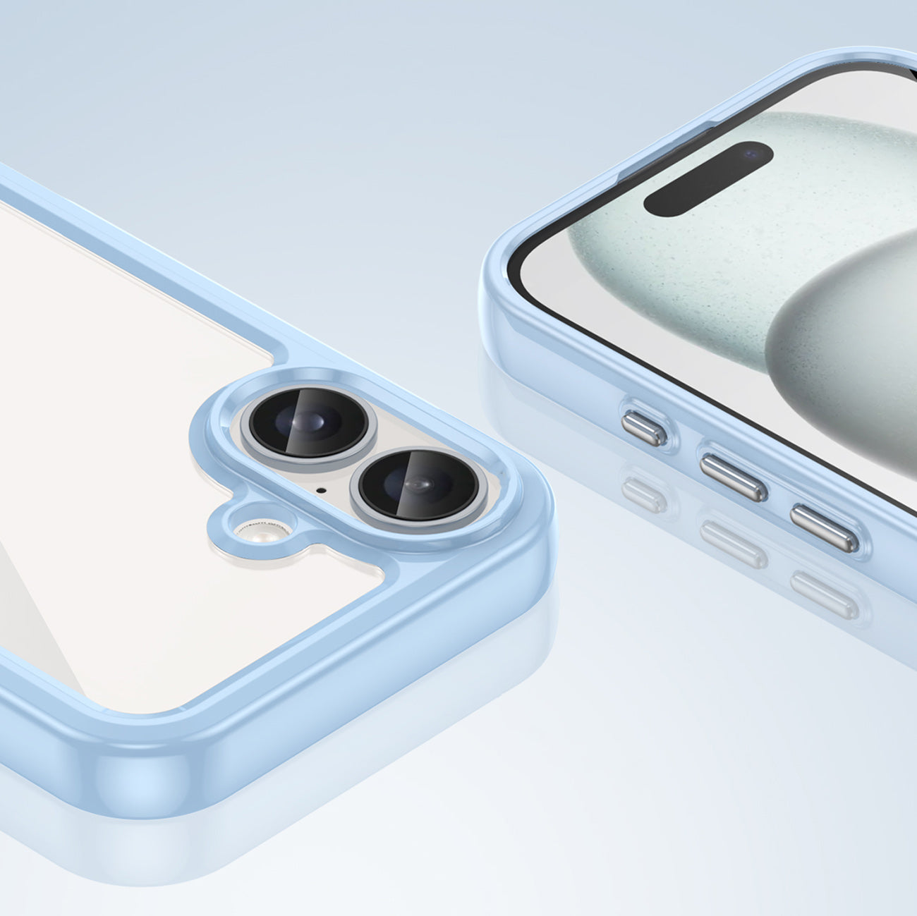 Outer Space dėklas iPhone 16 Plus – mėlynas