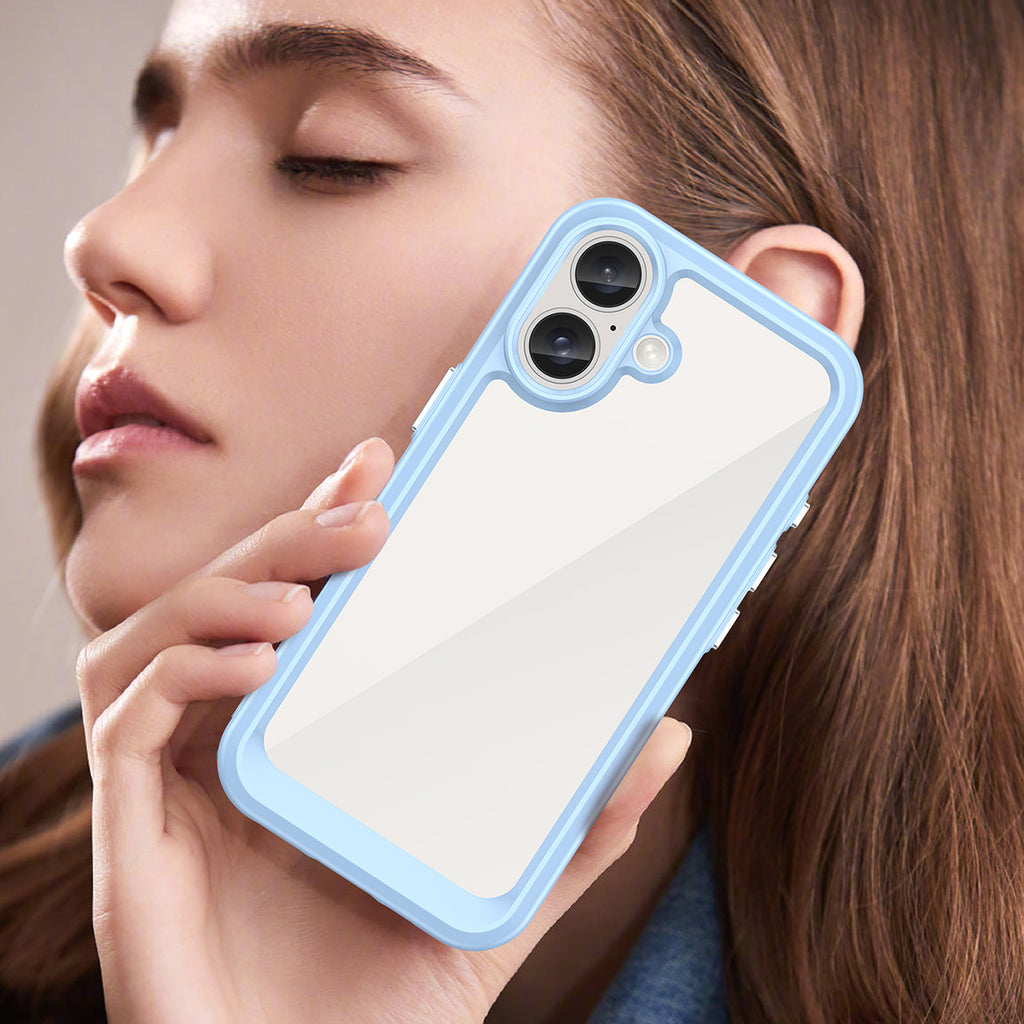 Outer Space dėklas iPhone 16 Plus – mėlynas