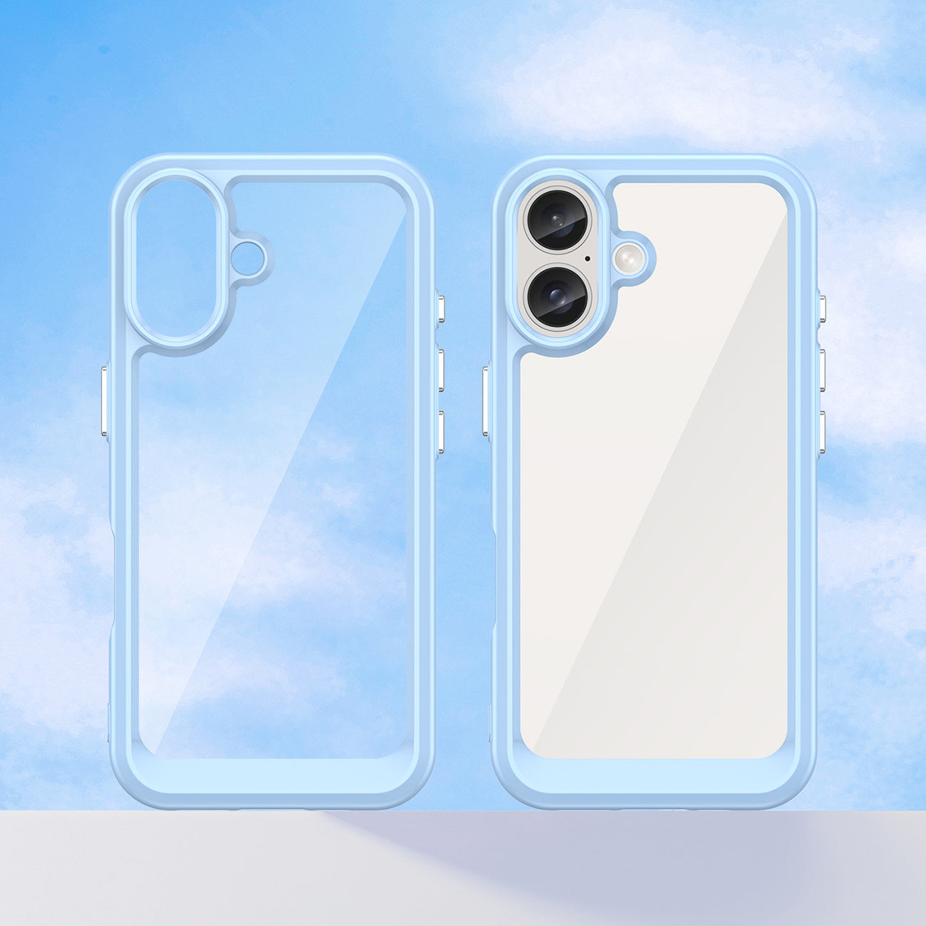 Outer Space dėklas iPhone 16 Plus – mėlynas