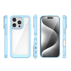 Skaidrus dėklas iPhone 16 Pro – mėlynas