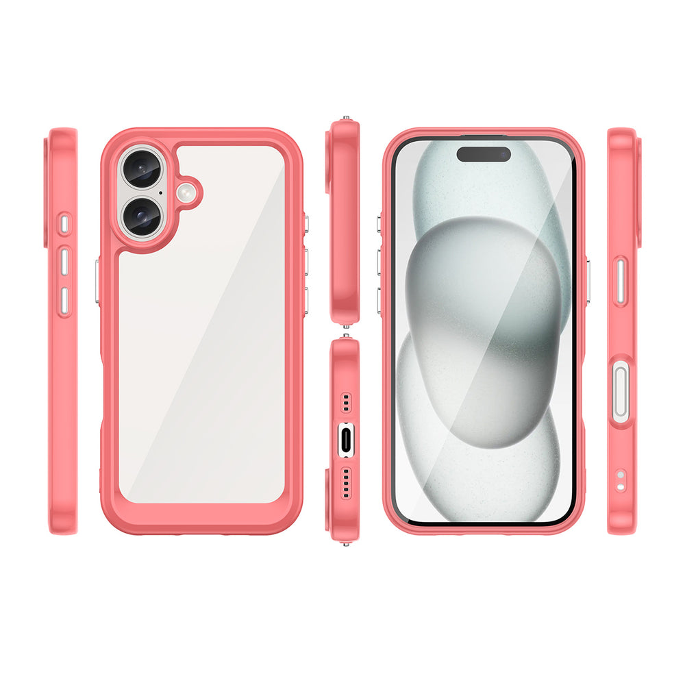 Outer Space dėklas iPhone 16 Plus – raudonas -- iPhone 16 Plus
