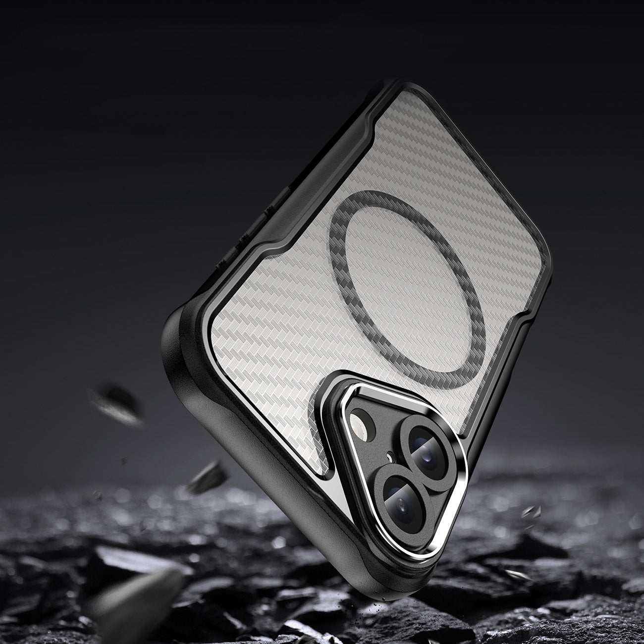 MagSafe TPU dėklas iPhone 16 – juodas