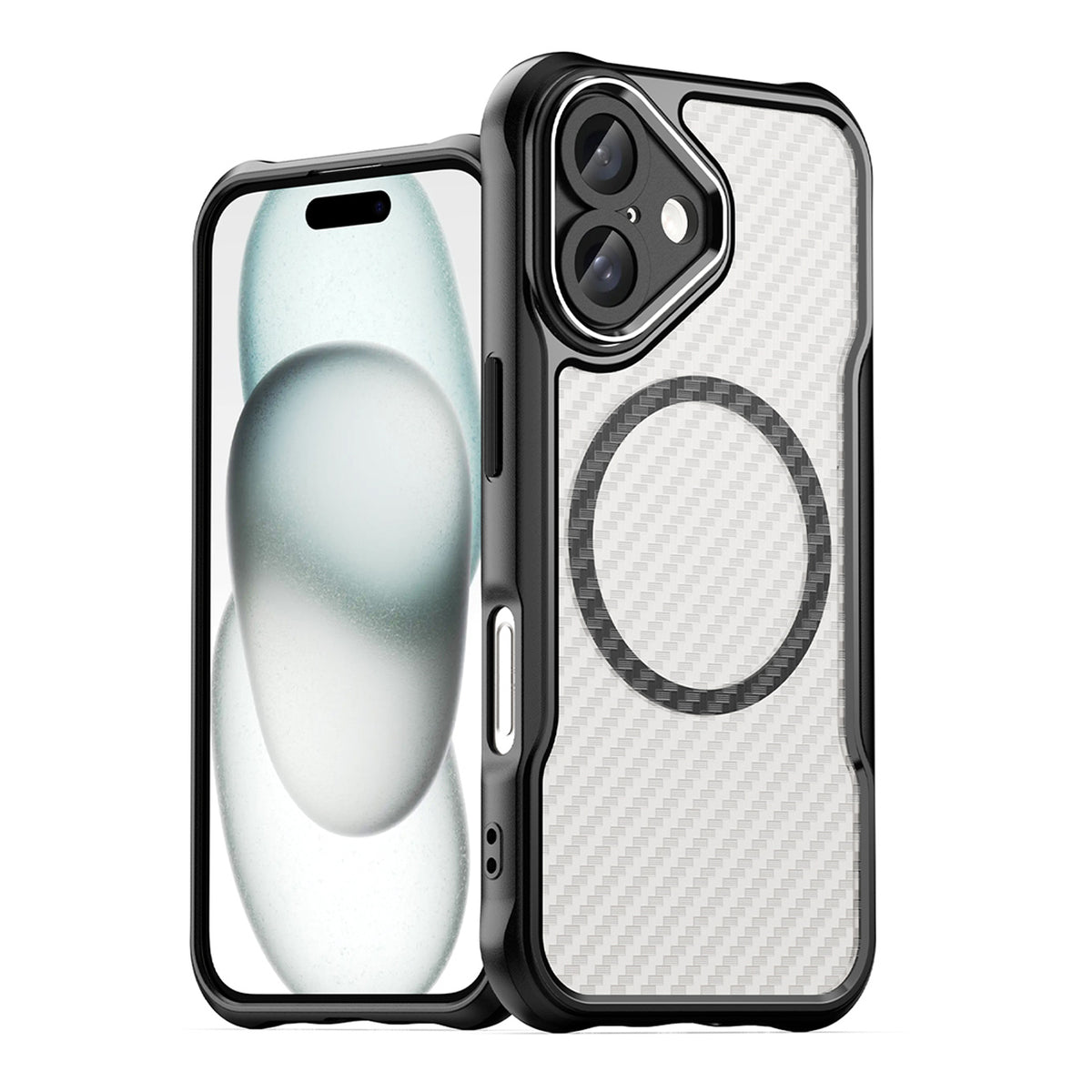 MagSafe TPU dėklas iPhone 16 Plus – juodas