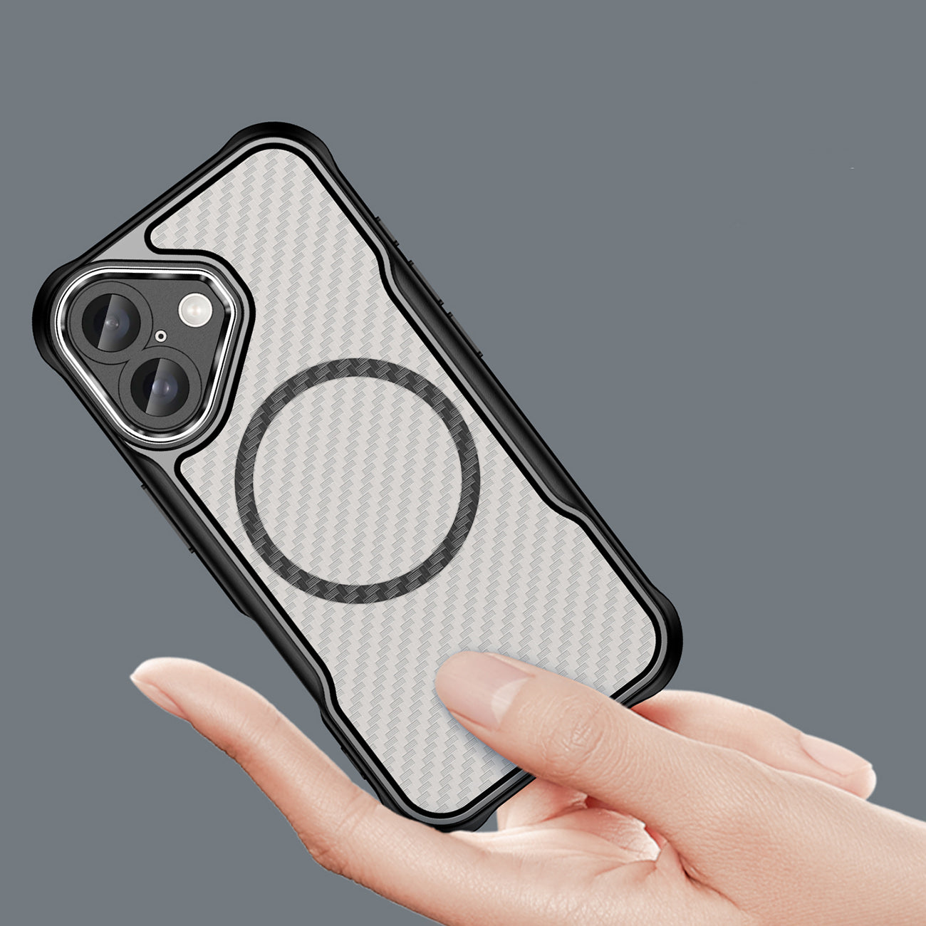 MagSafe TPU dėklas iPhone 16 Plus – juodas