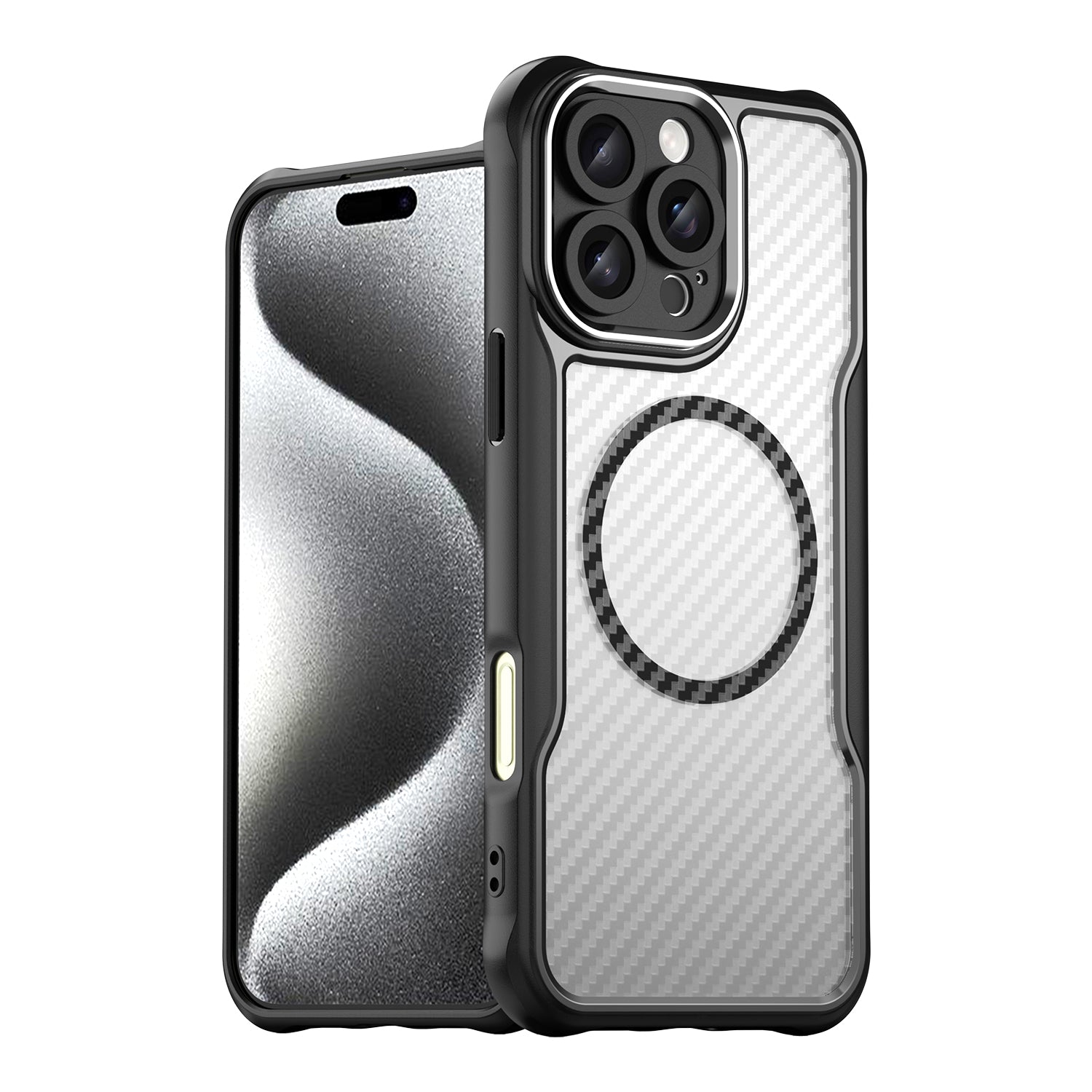 MagSafe TPU dėklas iPhone 16 Pro – juodas