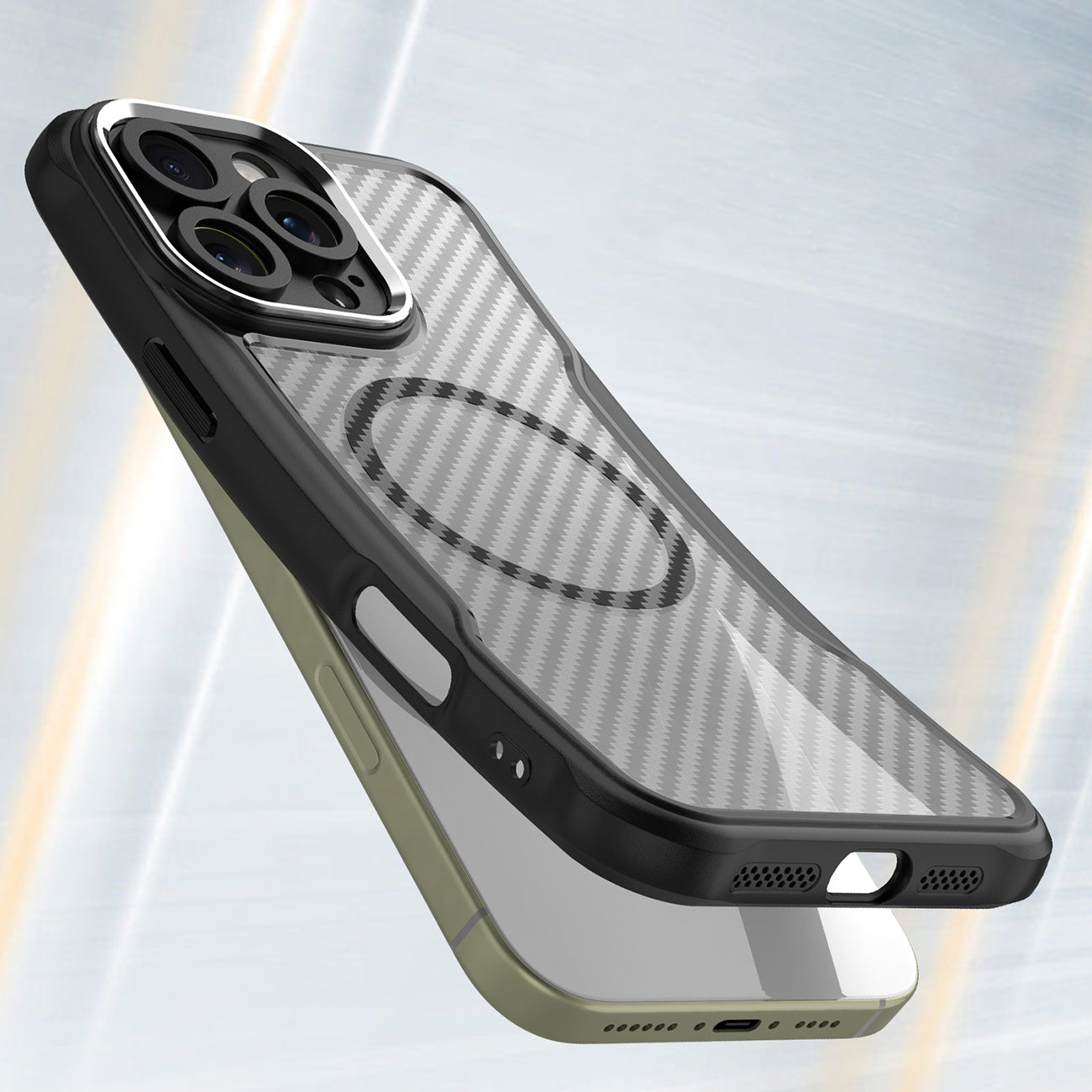 MagSafe TPU dėklas iPhone 16 Pro – juodas