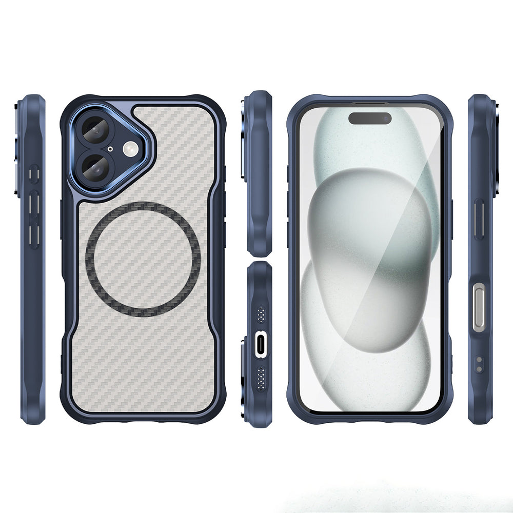 MagSafe TPU dėklas iPhone 16 Plus – mėlynas -- iPhone 16 Plus