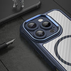 MagSafe TPU dėklas iPhone 16 Pro – mėlynas