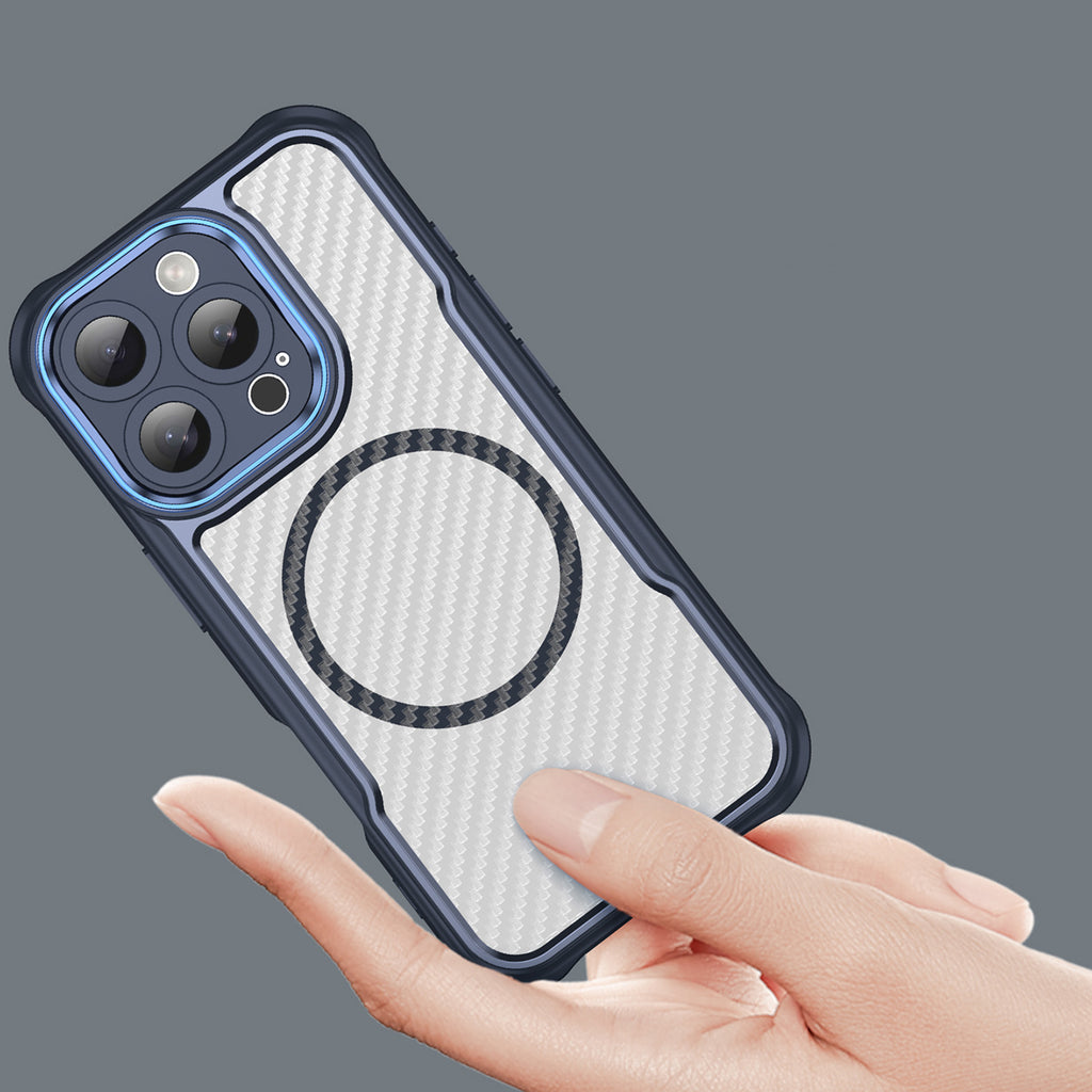 MagSafe TPU dėklas iPhone 16 Pro Max – mėlynas