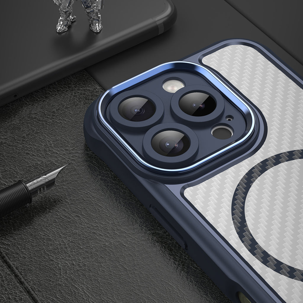 MagSafe TPU dėklas iPhone 16 Pro Max – mėlynas