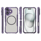 MagSafe TPU dėklas iPhone 16 – violetinis