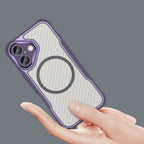 MagSafe TPU dėklas iPhone 16 – violetinis