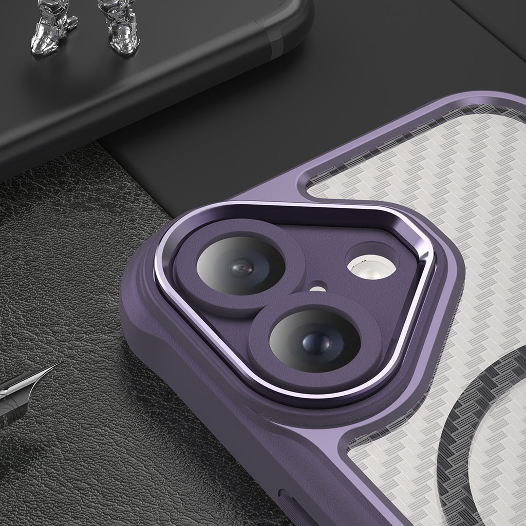 MagSafe TPU dėklas iPhone 16 – violetinis