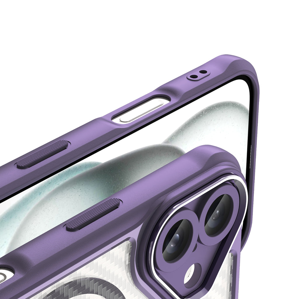 MagSafe TPU dėklas iPhone 16 – violetinis