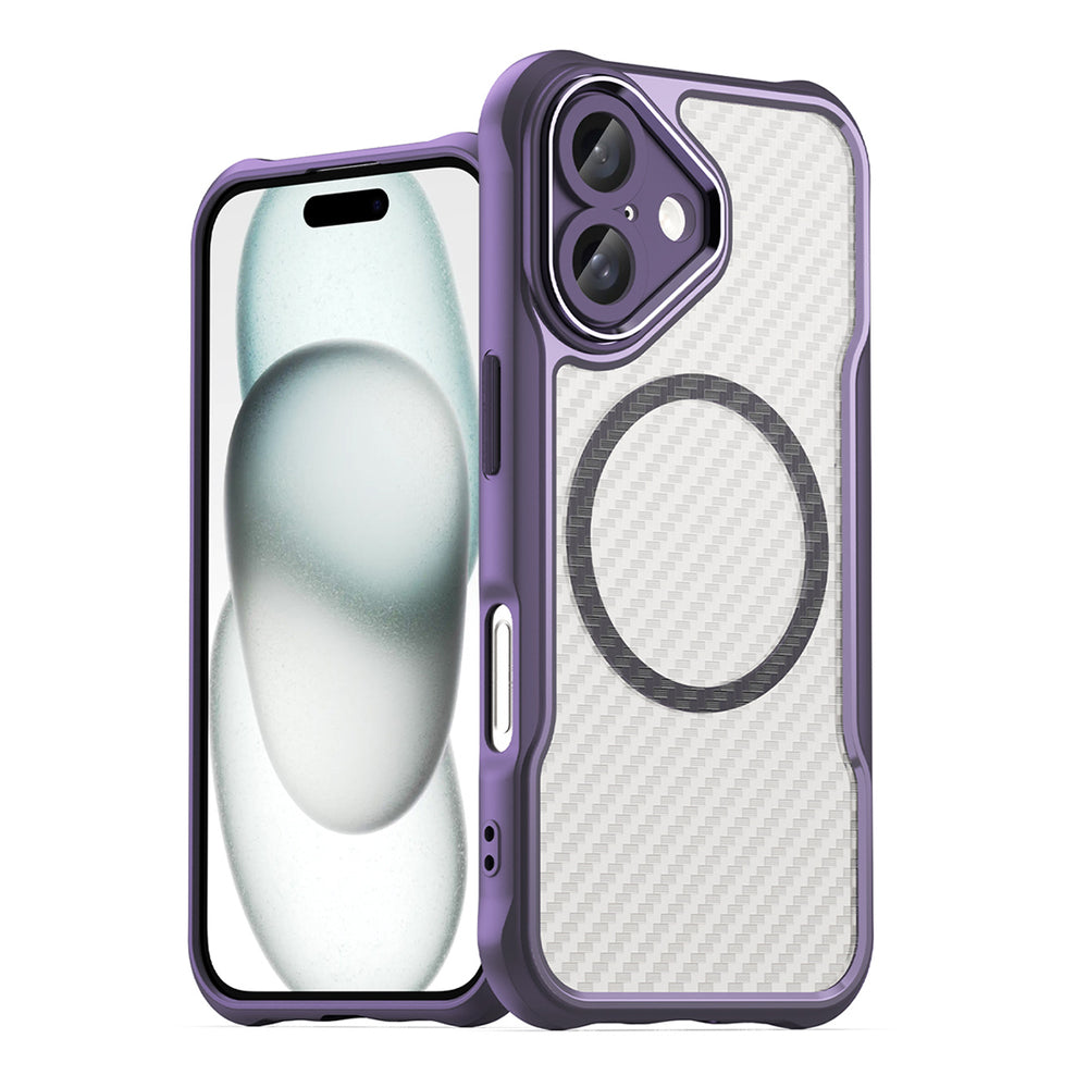 MagSafe silikoninis dėklas iPhone 16 Plus – violetinis -- iPhone 16 Plus