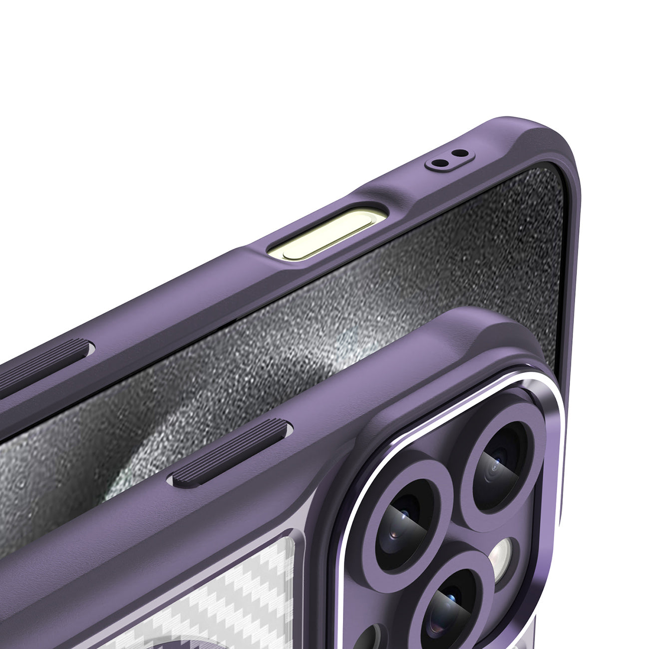 MagSafe TPU dėklas iPhone 16 Pro – violetinis