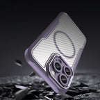 MagSafe TPU dėklas iPhone 16 Pro – violetinis
