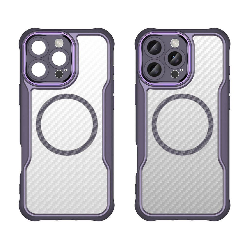 MagSafe TPU dėklas iPhone 16 Pro Max – violetinis
