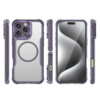 MagSafe TPU dėklas iPhone 16 Pro Max – violetinis