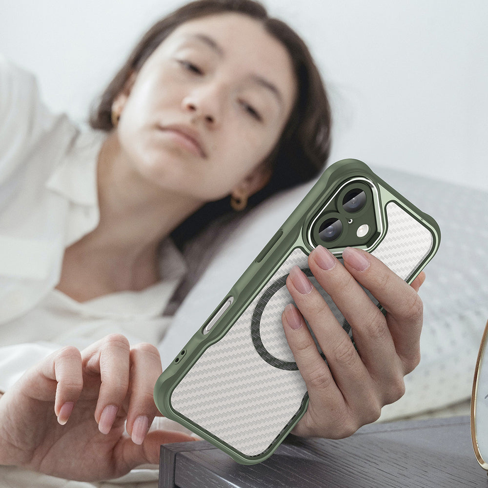 MagSafe TPU dėklas iPhone 16 Plus – žalias -- iPhone 16 Plus