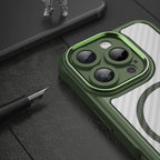 MagSafe TPU dėklas iPhone 16 Pro – žalias